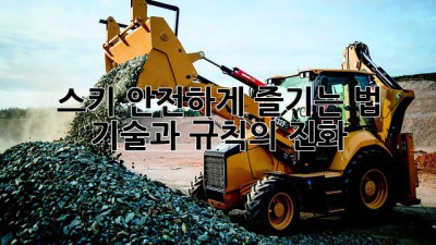 스키 안전하게 즐기는 법: 기술과 규칙의 진화